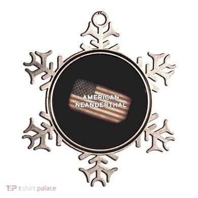 American Neanderthal Flag Ornament