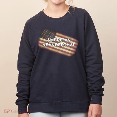 American Neanderthal Flag Women's Sweatshirt