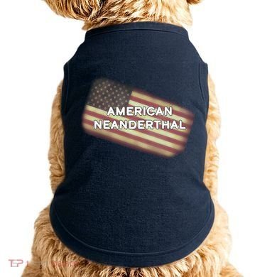 American Neanderthal Flag Doggie Tank