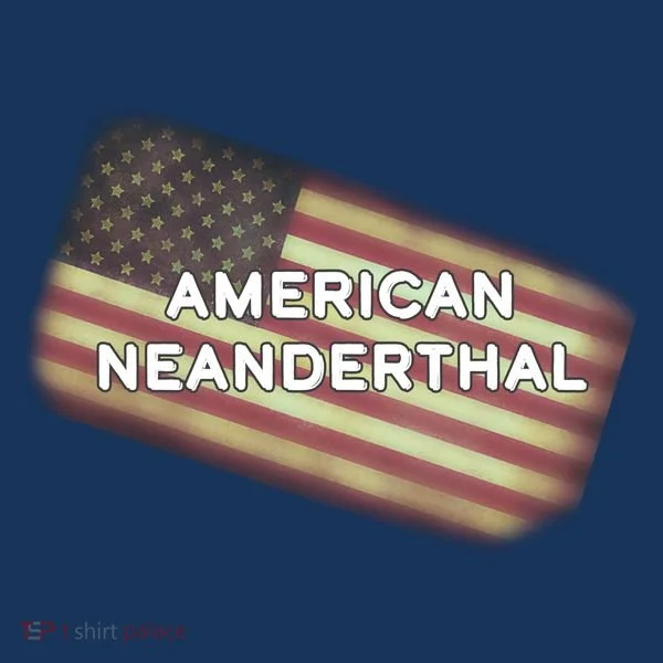 American Neanderthal Flag Doggie Tank