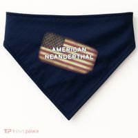 American Neanderthal Flag USA-Made Doggie Bandana thumb 0