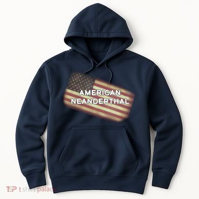 American Neanderthal Flag Hoodie