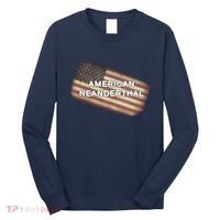 American Neanderthal Flag Long Sleeve Shirt thumb 0