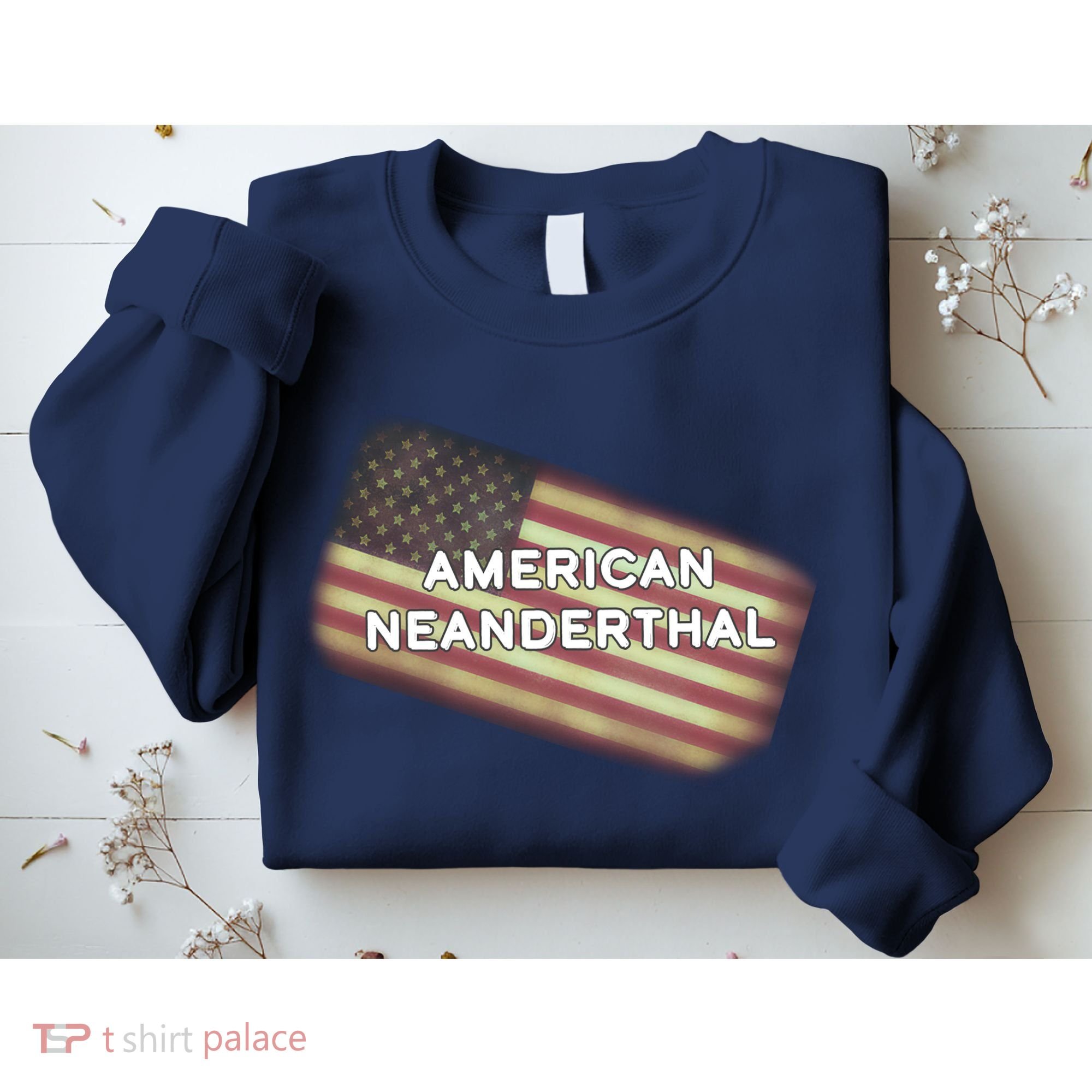American Neanderthal Flag Sweatshirt