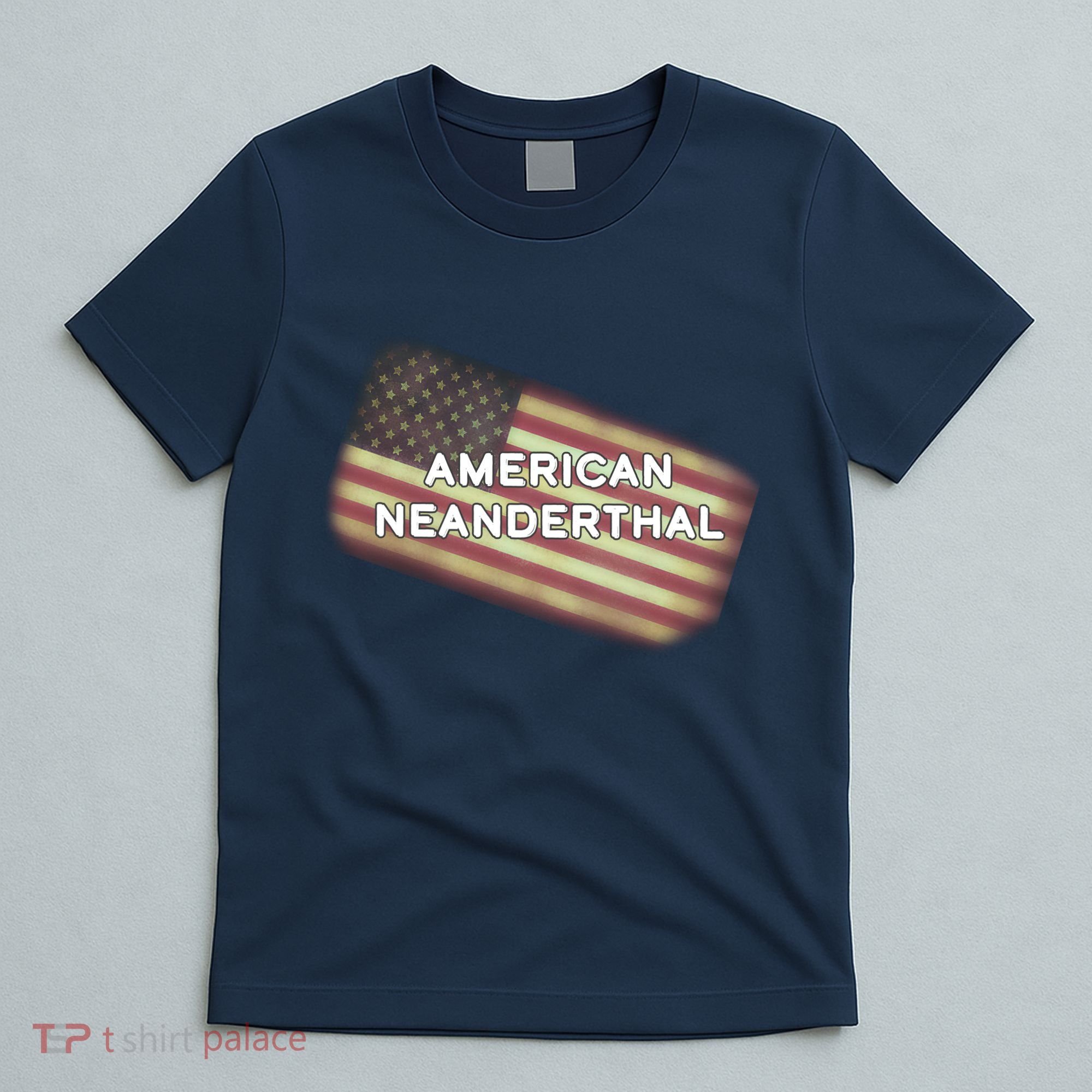 American Neanderthal Flag T-Shirt