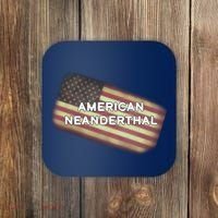 American Neanderthal Flag Coaster thumb 0