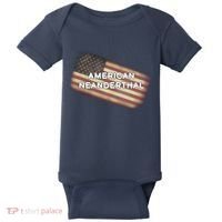 American Neanderthal Flag Baby Bodysuit thumb 0