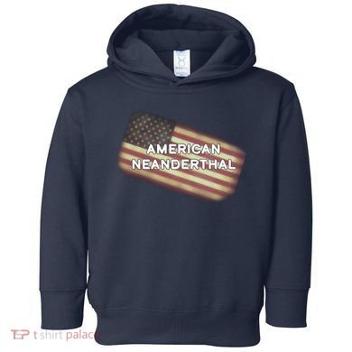 American Neanderthal Flag Toddler Hoodie