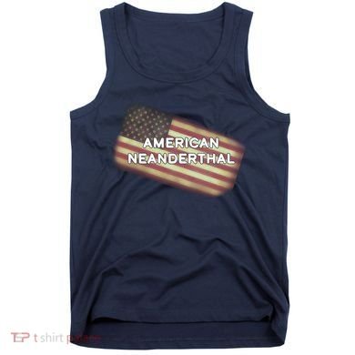American Neanderthal Flag Tank Top