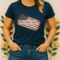 American Neanderthal Flag Women's T-Shirt thumb 2