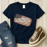 American Neanderthal Flag Women's T-Shirt thumb 3