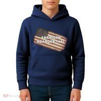 American Neanderthal Flag Kids Hoodie thumb 4