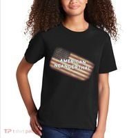 American Neanderthal Flag Kids T-Shirt thumb 2