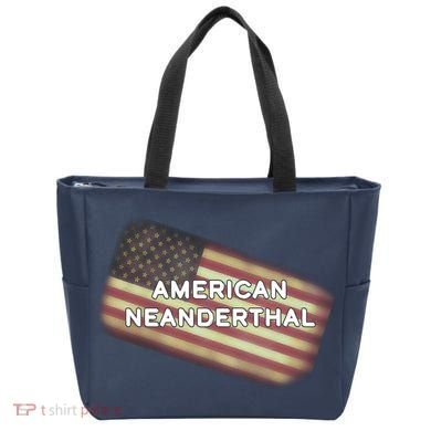 American Neanderthal Flag Tote Bag