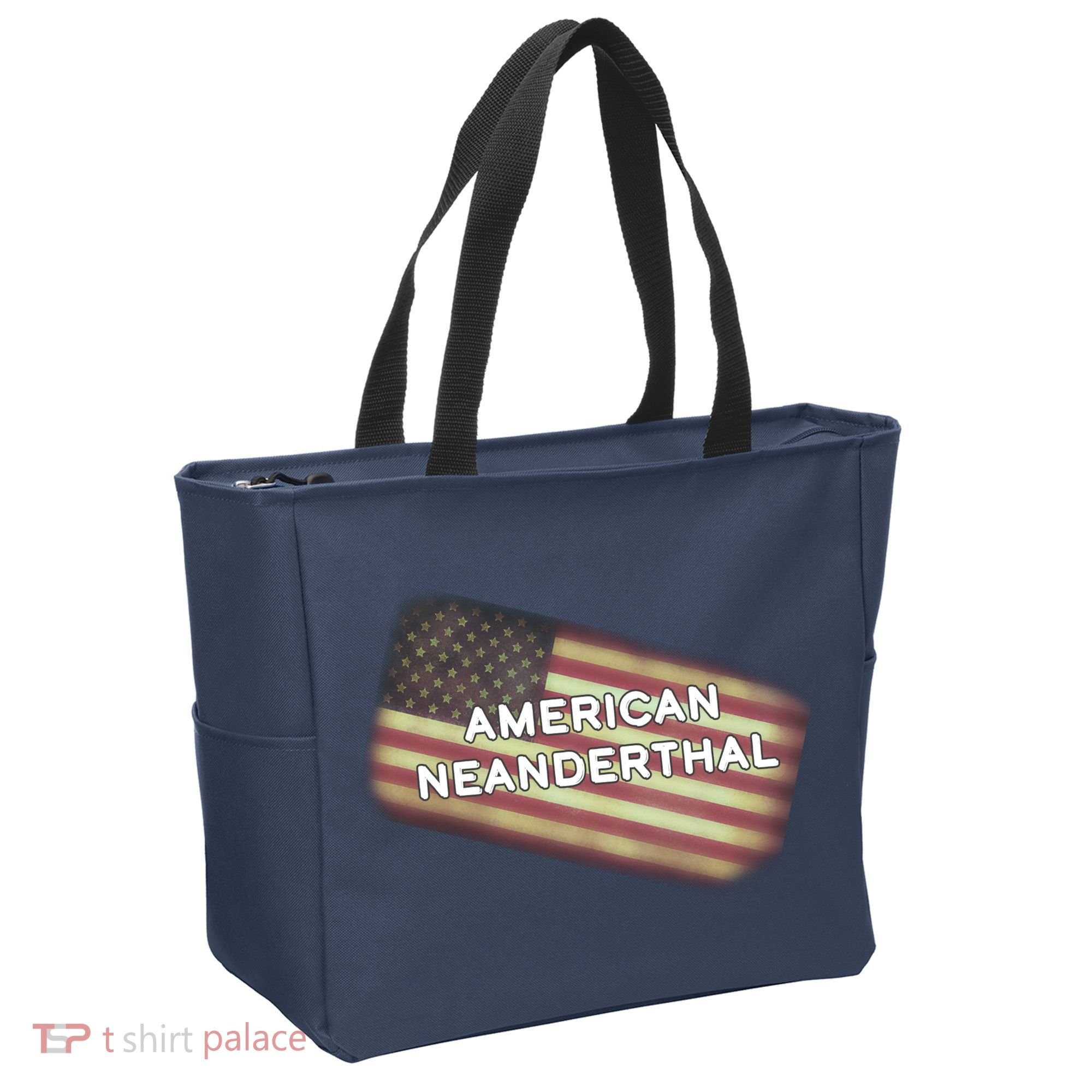 American Neanderthal Flag Tote Bag