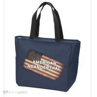 American Neanderthal Flag Tote Bag thumb 3