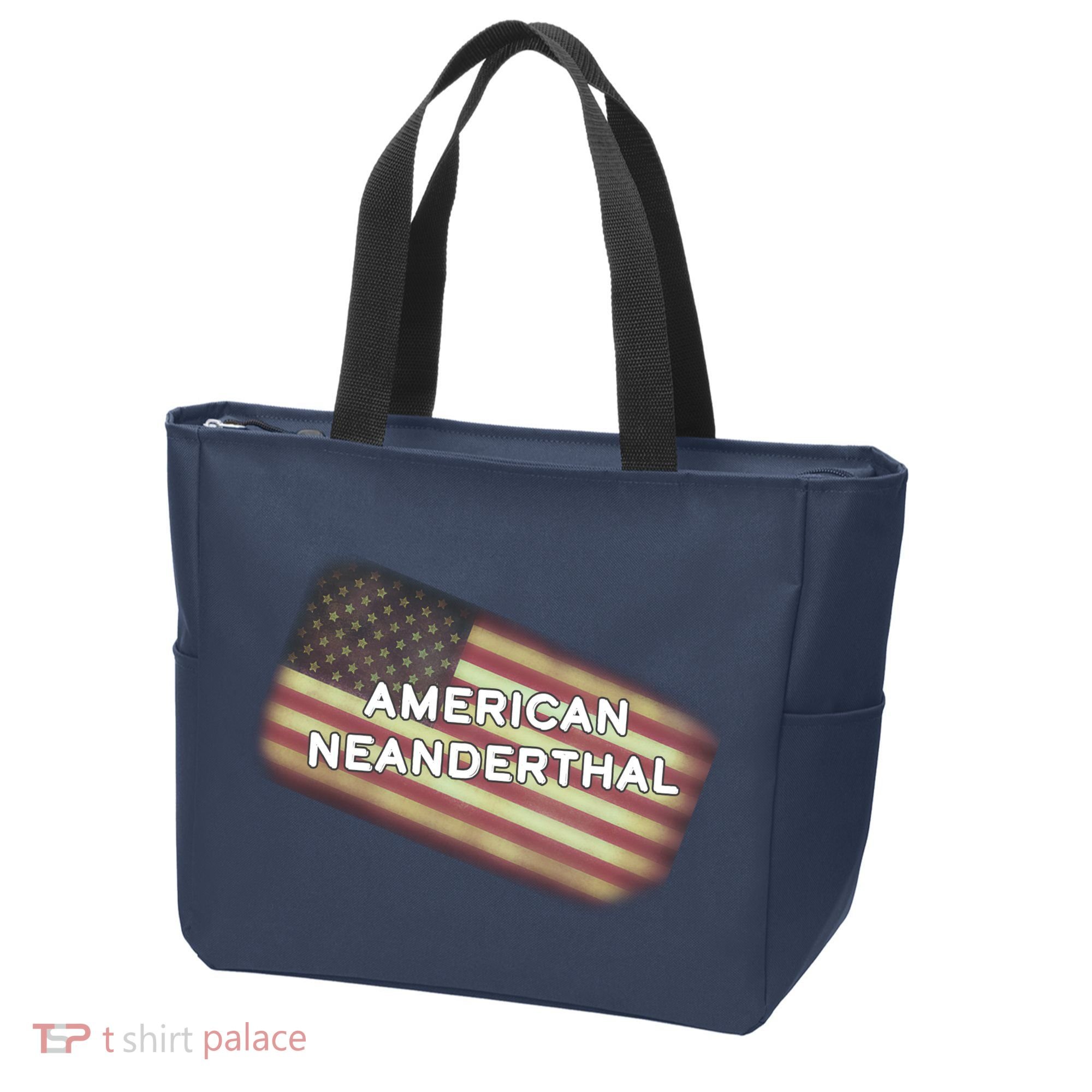 American Neanderthal Flag Tote Bag