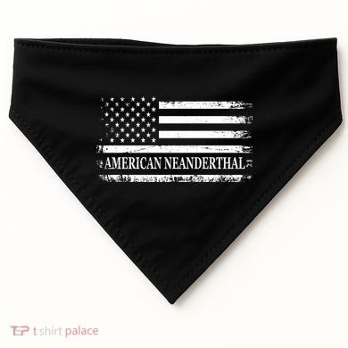 American Neanderthal USA American Flag USA-Made Doggie Bandana