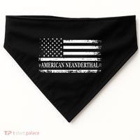 American Neanderthal USA American Flag USA-Made Doggie Bandana thumb 0