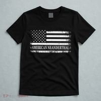 American Neanderthal USA American Flag T-Shirt thumb 5