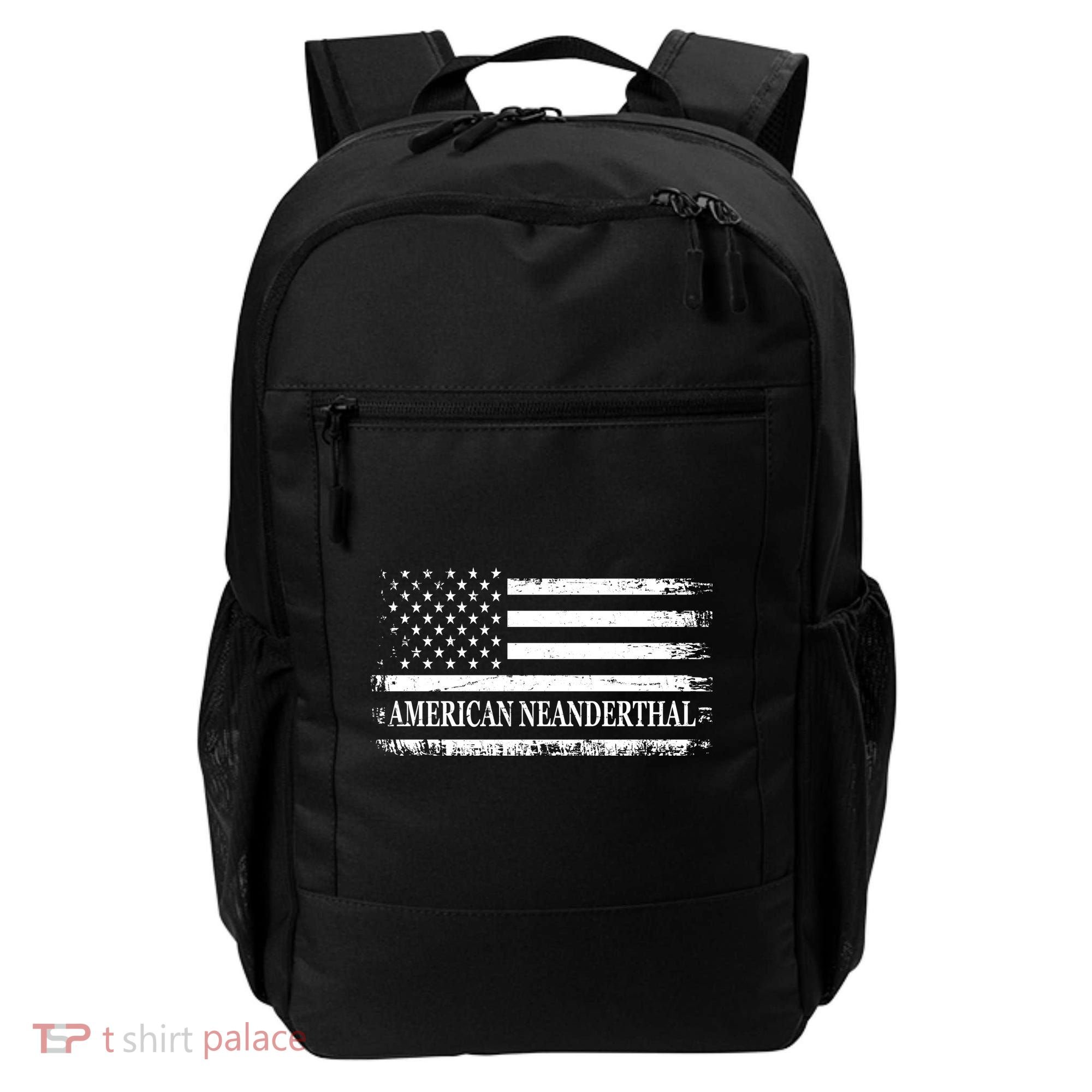 American Neanderthal USA American Flag Backpack