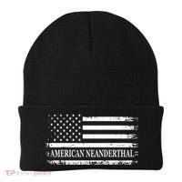 American Neanderthal USA American Flag Beanie thumb 0