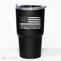 American Neanderthal USA American Flag Tumbler thumb 0
