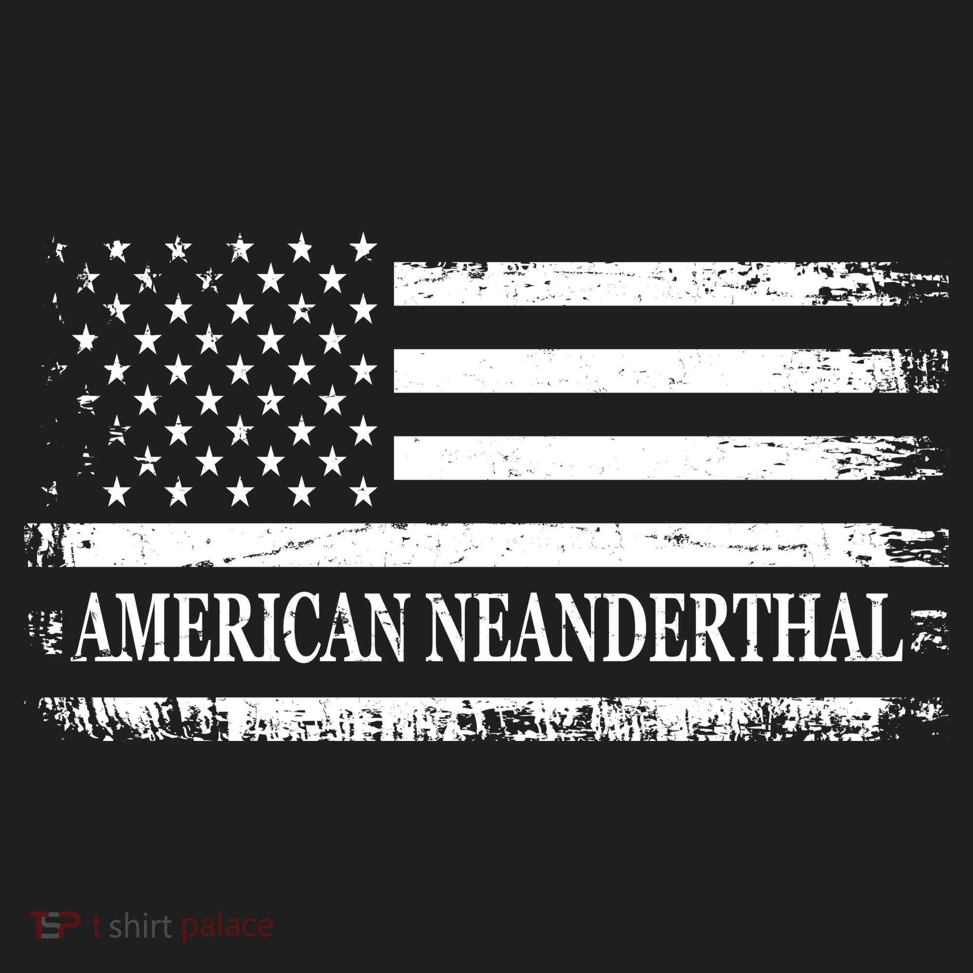 American Neanderthal USA American Flag Tumbler