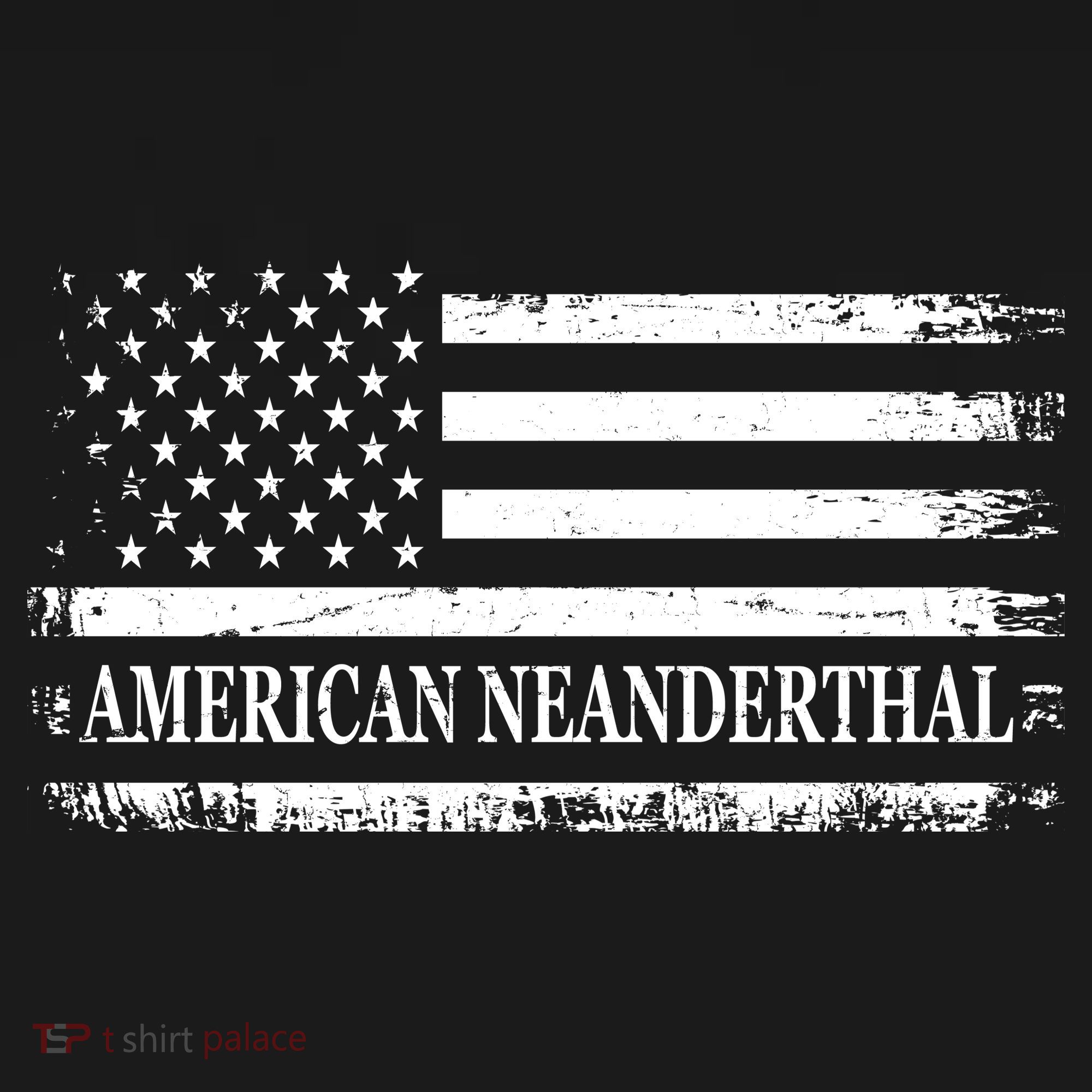 American Neanderthal USA American Flag Mousepad