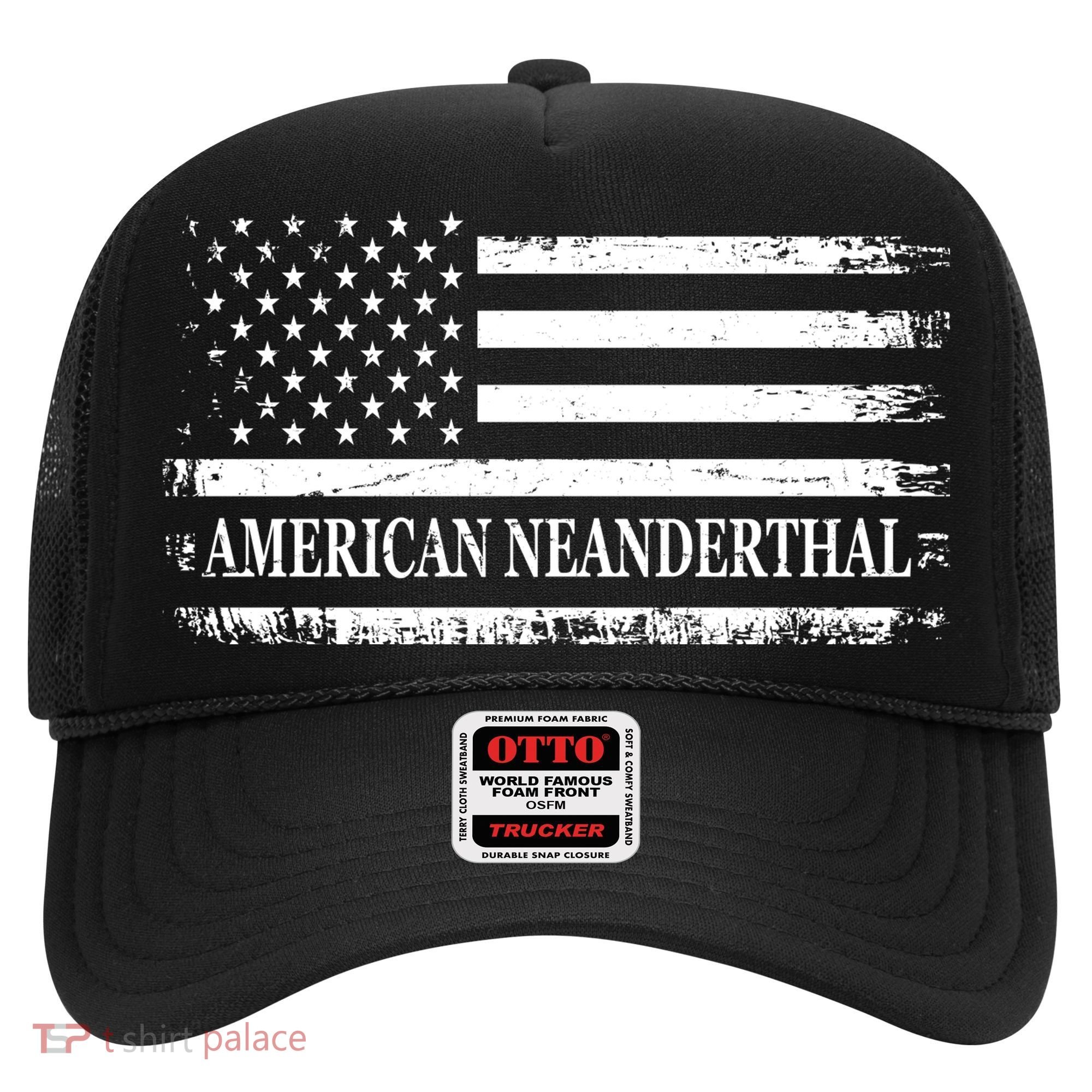 American Neanderthal USA American Flag Hat