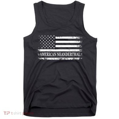 American Neanderthal USA American Flag Tank Top