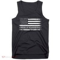 American Neanderthal USA American Flag Tank Top thumb 0