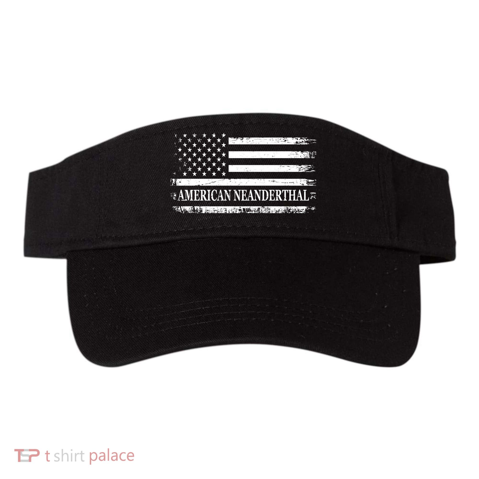 American Neanderthal USA American Flag Visor