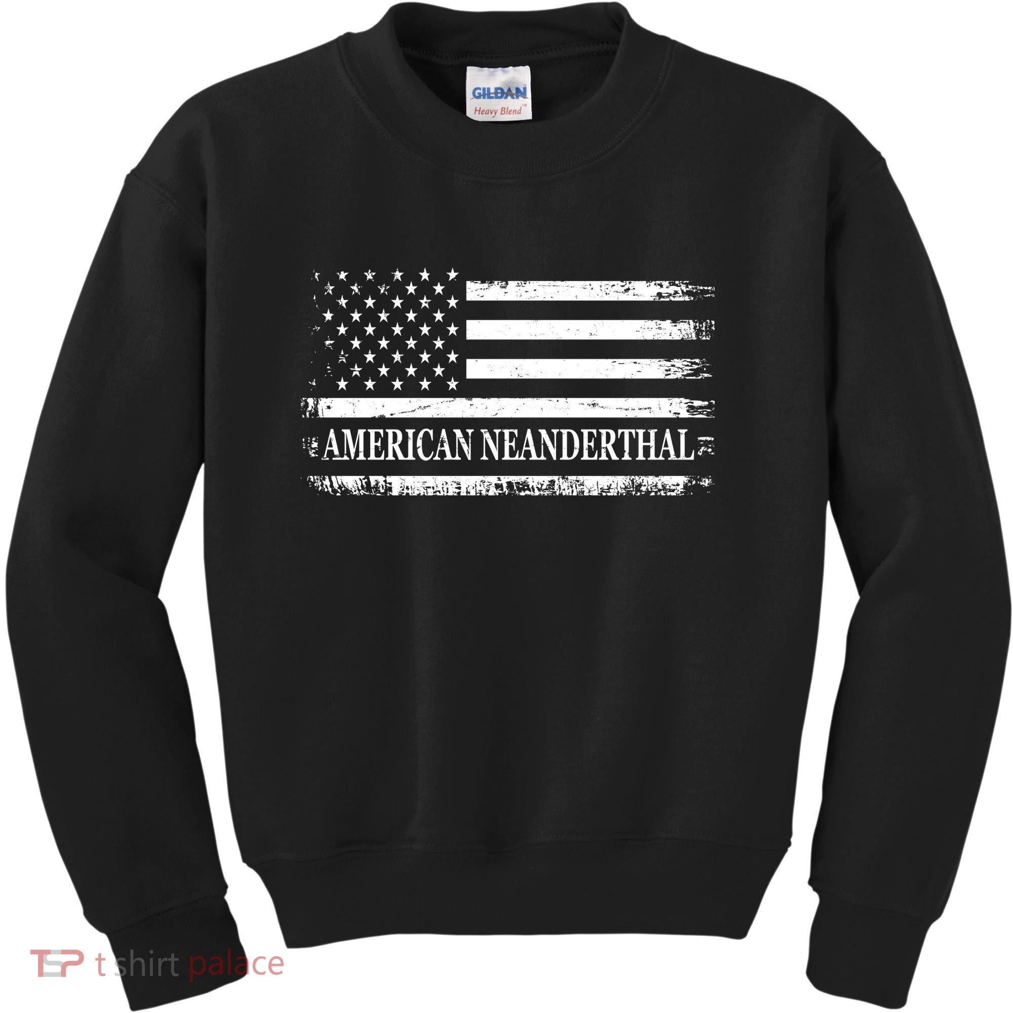 American Neanderthal USA American Flag Kids Sweatshirt