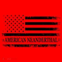 American Neanderthal USA American Flag Santa Hat thumb 1