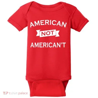 American Not American't Baby Bodysuit