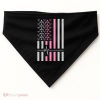 American Nurse USA Flag USA-Made Doggie Bandana thumb 0