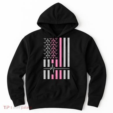 American Nurse USA Flag Hoodie