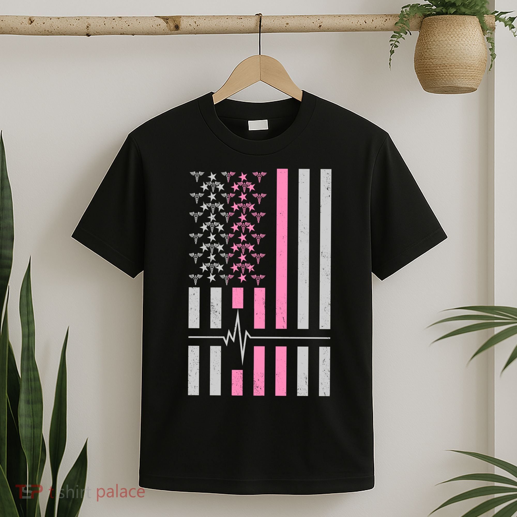 American Nurse USA Flag T-Shirt