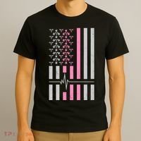 American Nurse USA Flag T-Shirt thumb 3