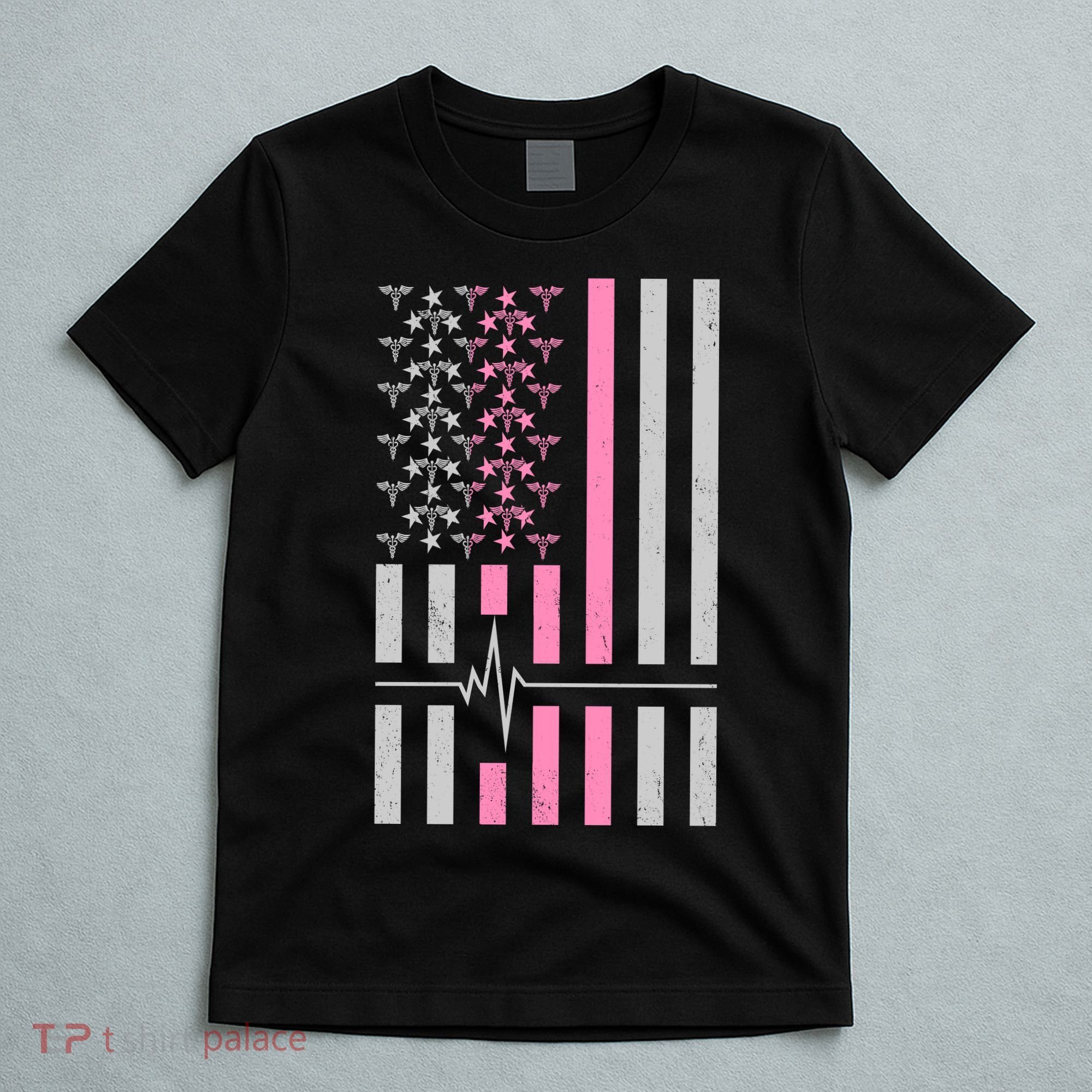 American Nurse USA Flag T-Shirt