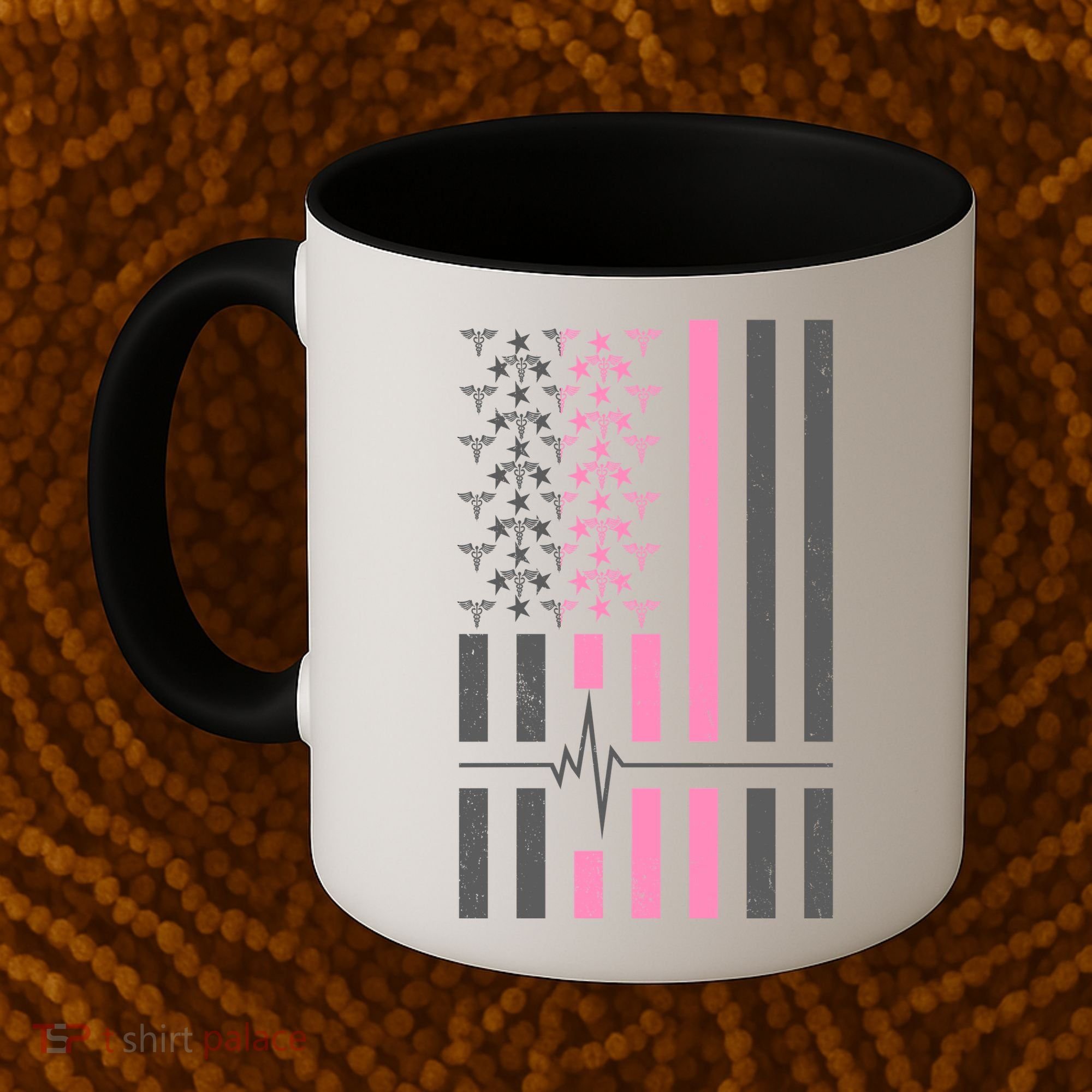 American Nurse USA Flag Coffee Mug