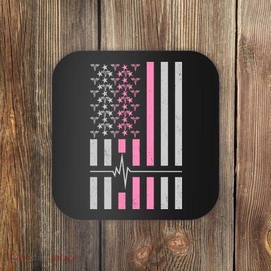 American Nurse USA Flag Coaster