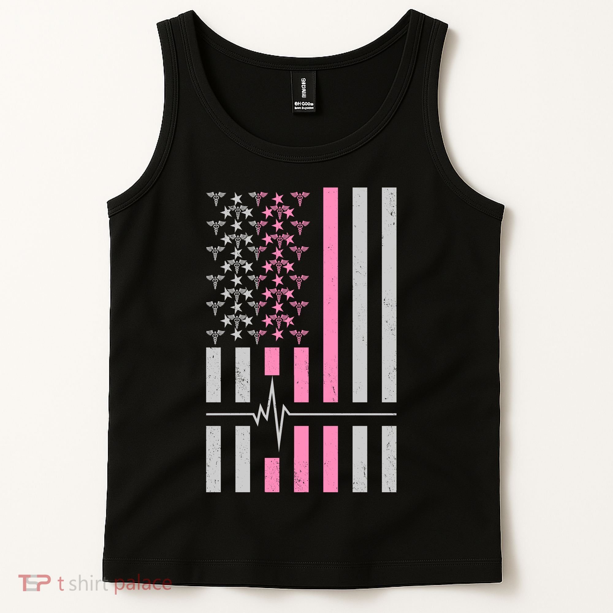 American Nurse USA Flag Tank Top