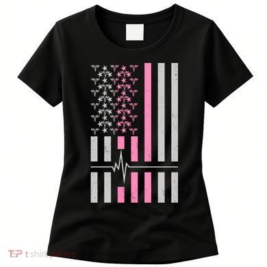 American Nurse USA Flag Women's T-Shirt