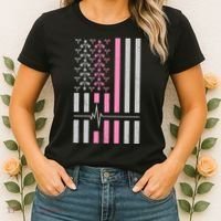 American Nurse USA Flag Women's T-Shirt thumb 2