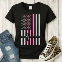 American Nurse USA Flag Women's T-Shirt thumb 3