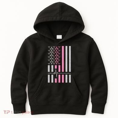 American Nurse USA Flag Kids Hoodie