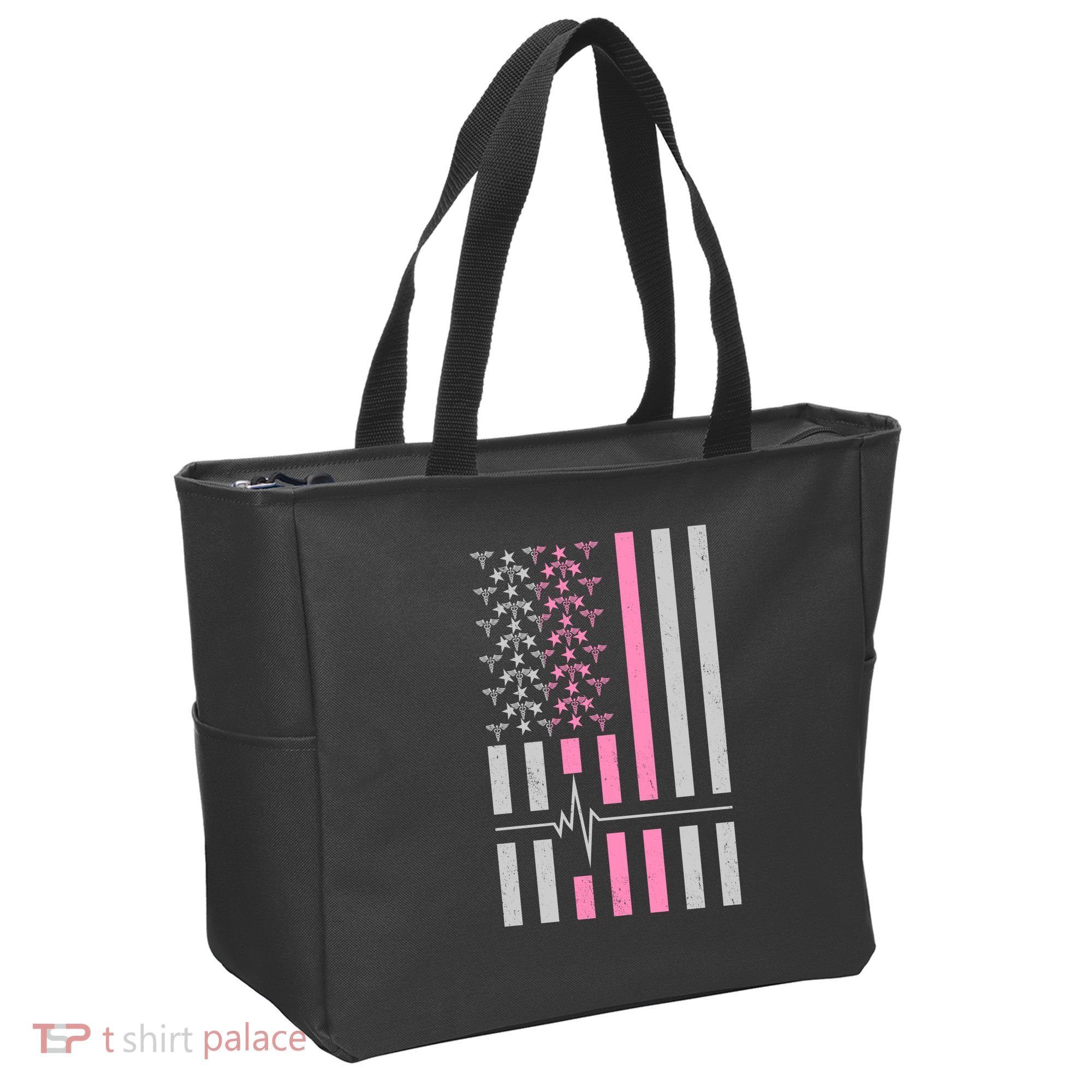 American Nurse USA Flag Tote Bag