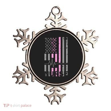 American Nurse Vintage USA Flag Ornament